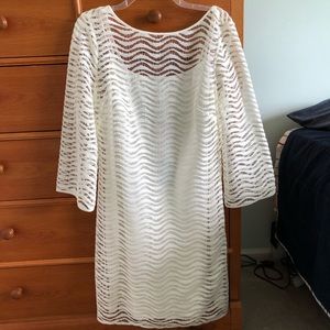 Lilly Pulitzer white lace dress